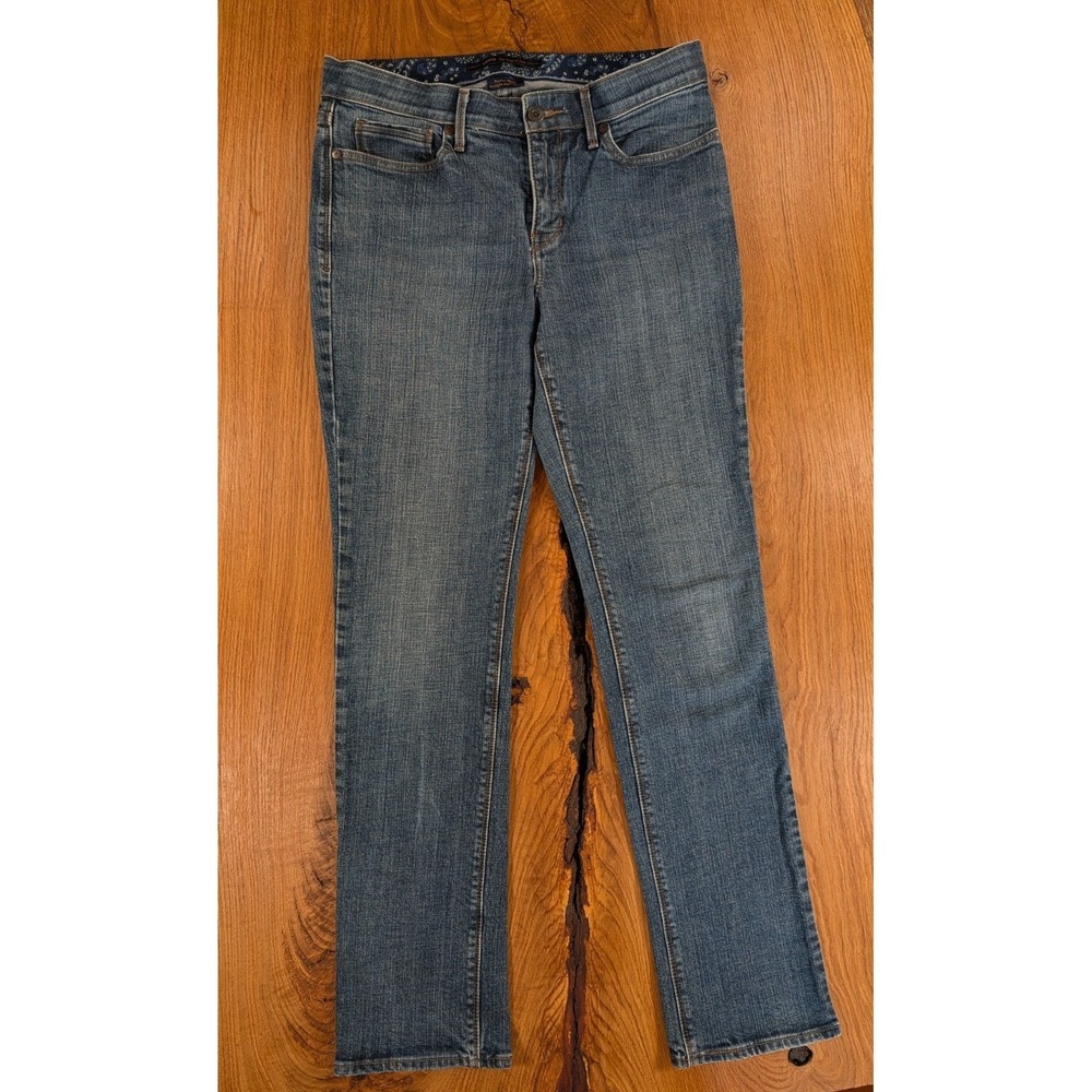 Levis Perfect Waist Straight 525 Jeans Womens 8M Blue Medium Wash Stretch Denim